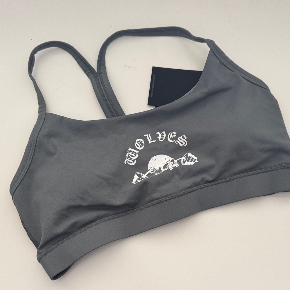 Gray Women's Sports Bra